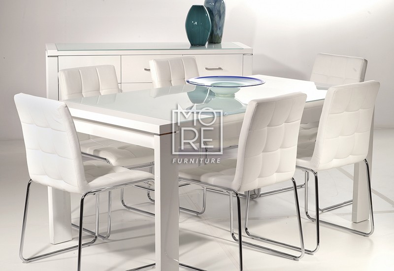 High Gloss Dining Suite White, High Gloss Dining Room Table And Chairs Philippines