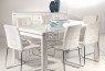 Edgewood 7Pce High Gloss Dining Suite White