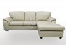 Botany 3 Seater Chaise PU Leather Taupe