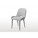 Opera C004 Fabric Dining Chair Light Grey