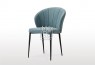 Circle C003 Velvet Dining Chair Grey