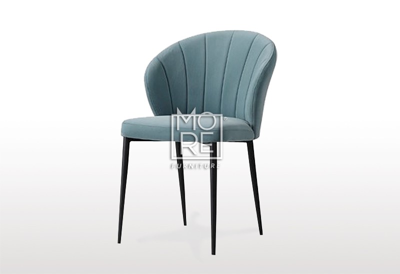 edgemod kantwell velvet dining chair