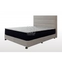 C05 Marli Fabric Bedhead with Base Cement