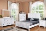 Miranda Poplar Solid Timber Bedroom Suite White
