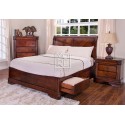 Sheridan Poplar Solid Timber Bed Frame with Drawers