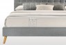 Vieda Premium Fabric Bed Frame Slate