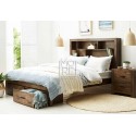 Grampian NZ Pine Timber Bed Frame with Drawer