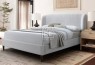 Wool Premium Boucle Fabric Bed Frame Cream Beige