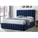 Ellie Premium Velvet Fabric Bed Frame Indigo Blue