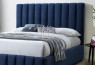 Ellie Premium Fabric Bed Frame Indigo Blue