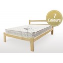 Arthur Raw Solid Pine Timber Bed Frame (Stainable)