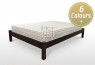 Linda Flatform Pine Timber Bed Frame Chocolate