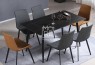 MM BB 7Pce Sintered Stone Dining Suite with Soft Chair