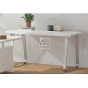 Brussels High Gloss White 1.5m Desk