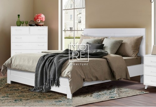 EVE Hana MDF Bed Frame White