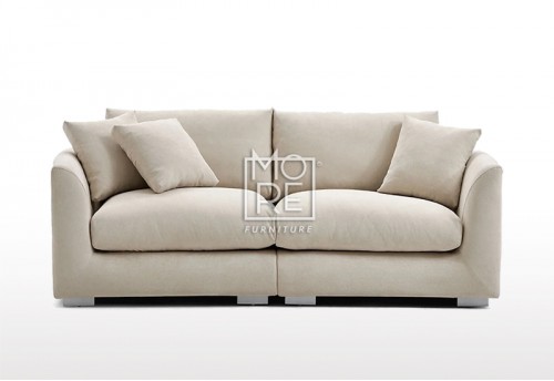 Harmony 2 Seater Fabric 1.8m Sofa Cream