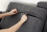 Mateo 1 Seater (1.1m) Fabric Sofa Bed with Mattress