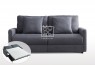 Mateo 2 Seater (1.65m) Fabric Sofa Bed with Mattress