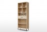 Niva 5 Tier Bookshelf 1 Drawer Oak