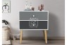 Iverson 2 Drawers Bedside Table