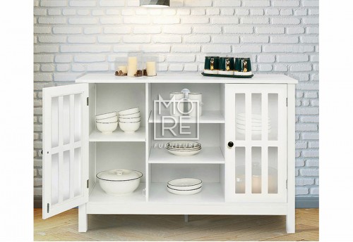 MS Sideboard Buffet Cabinet White