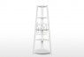 Hawaii 5 Tier Display Ladder Corner Shelf White