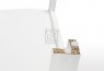 Hawaii 5 Tier Display Ladder Corner Shelf White