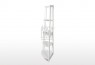 Hawaii 5 Tier Display Ladder Corner Shelf White