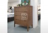 Wallace Chest Solid Rubber Wood Tallboy