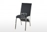 DC110 PU Leather Dining Chair Black&White