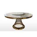 MM Earth Sintered Stone 1.3m Round Dining Table
