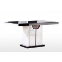 Shirley High Gloss Glass Top 1.5m Dining Table