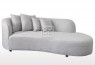 Mowbray Fabric 3 Seater Sofa Domus Steel