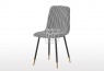 Theo Fabric Dining Chair Houndstooth