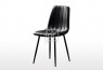 Theo PU Leather Dining Chair Black
