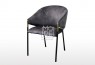 Manhattan Velvet Dining Chair Charcoal