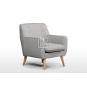 Georgia Fabric Accent Chair Cement