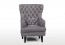 Louis Fabric Accent Chair Stone