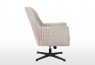 Wentworth Cords Fabric Swivel Chair Beige