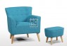 Jett Fabric Accent Chair Teal