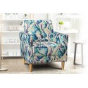 Floriana Digital Print Accent Chair Sapphire Coast