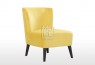 Everley Velvet Accent Chair Gold