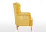 Elisa Velvet Accent Chair Gold