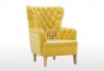 Elisa Velvet Accent Chair Gold