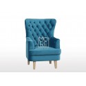 Elisa Velvet Accent Chair Turquoise