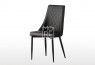 Magnus Faux Leather Dining Chair Black