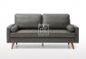 Coogee PU Leather 2.5 Seater Sofa Grey