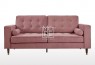 Fiona Velvet 3 Seater Sofa Pink