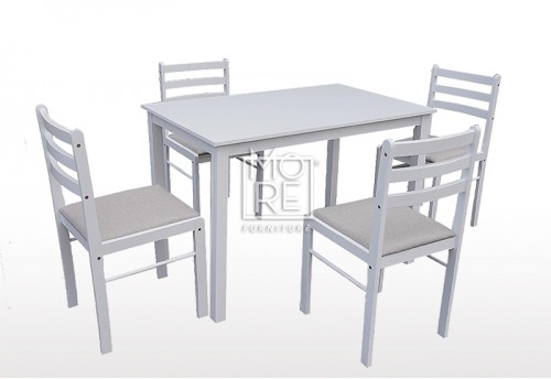 Concord 5Pce Dining Suite White
