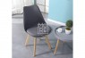 Oliver Replica Padded Dining Chair Grey